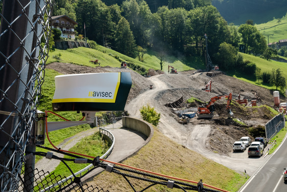 Avisec camera in use by the Axenstrasse