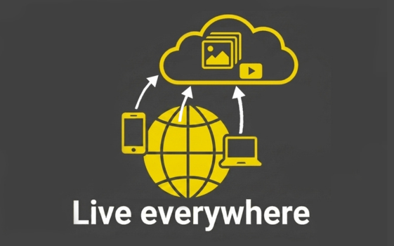avisec Cloud Cockpit: location-independent access to webcam images via phone and cloud – Illustration
