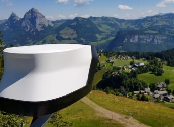webcam panoramica avisec: all'aperto con vista sulle Alpi svizzere – Foto prodotto