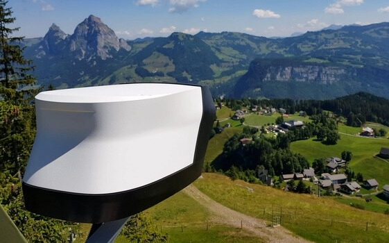 webcam panoramica avisec: all'aperto con vista sulle Alpi svizzere – Foto prodotto