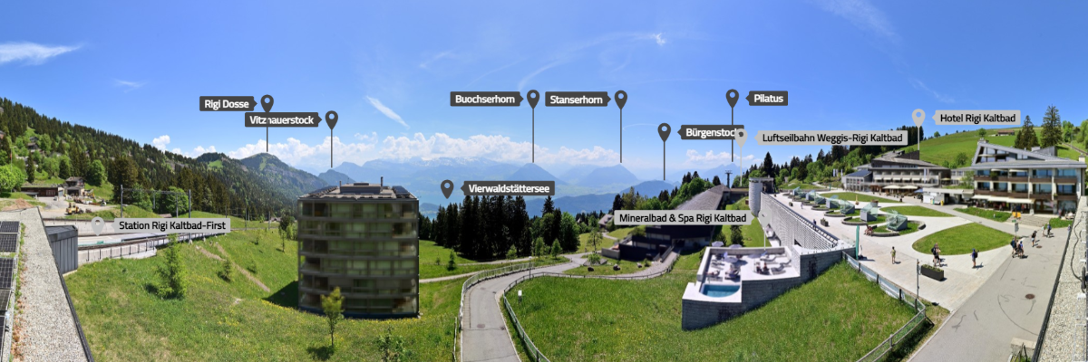 webcam panoramica avisec: anteprima live da Rigi Kaltbad sulle montagne – Screenshot